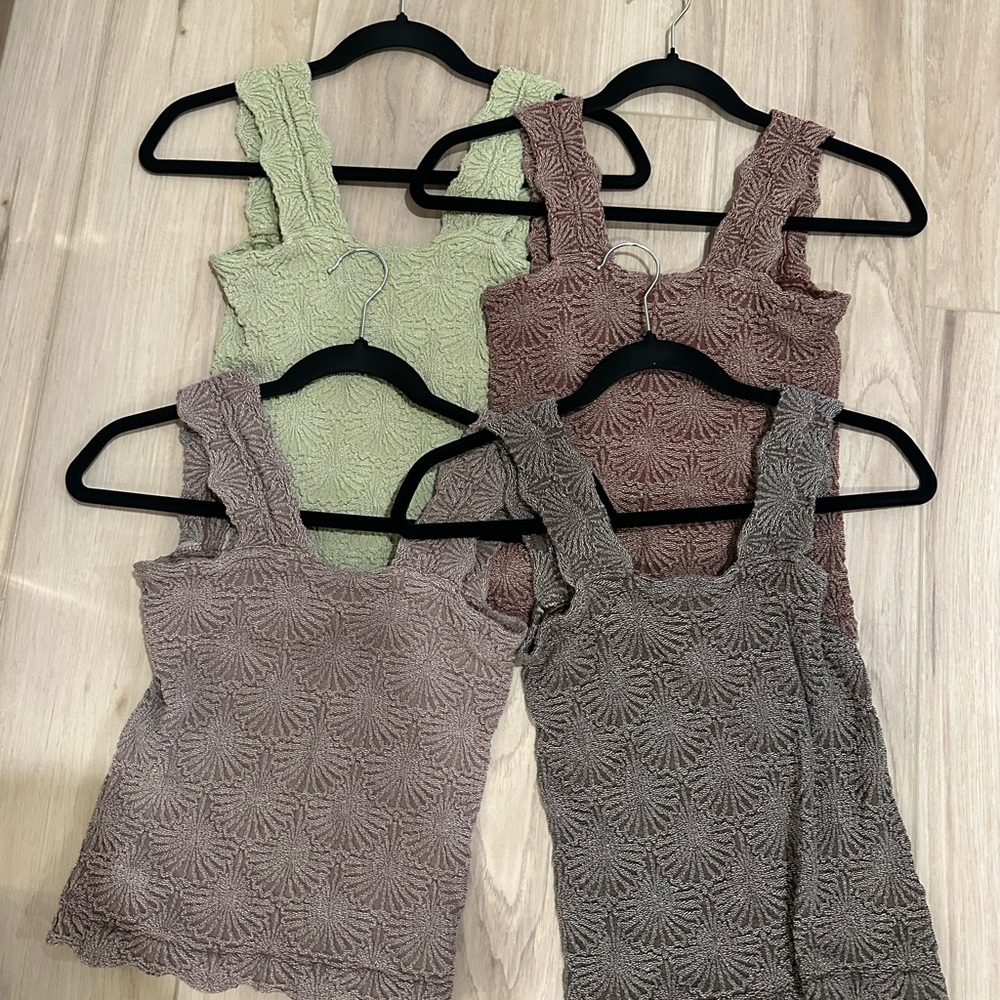 Free People M/L love letter cami bundle